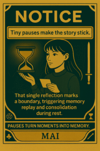 The Five-Second Pause That Makes Time Feel Fuller